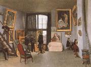 Frederic Bazille The artist-s Studio oil painting picture wholesale